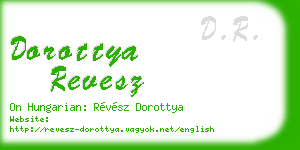 dorottya revesz business card